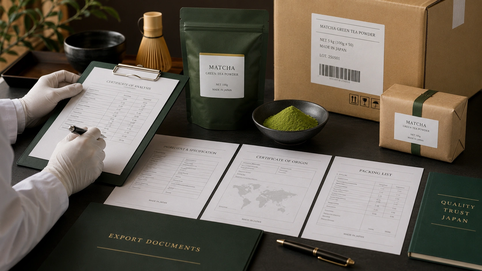 Testing and export documents